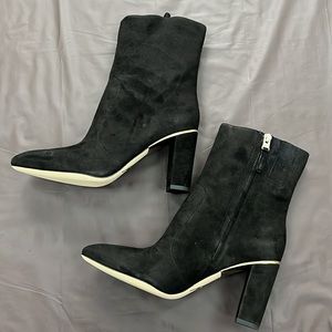 NWOT Brian Atwood Suede Booties